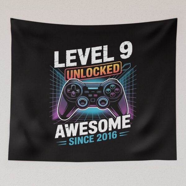 Item preview, 9th Birthday Boy Level 9 Gamer 9 Year Video Game Party designed and sold by margaridroso.