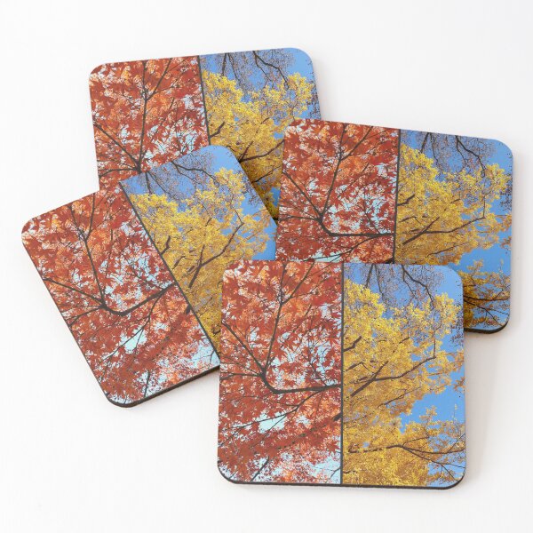 Item preview, Japanese Garden fall foliage autumn leaves collage designed and sold by TalBright.