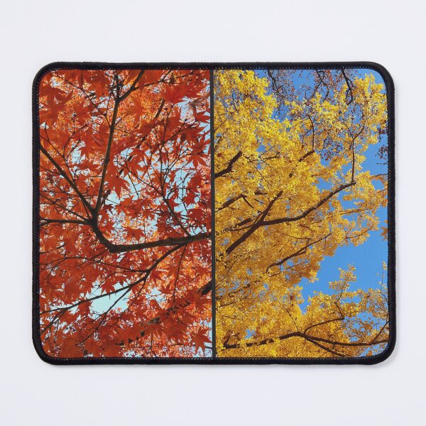 Item preview, Japanese Garden fall foliage autumn leaves collage designed and sold by TalBright.