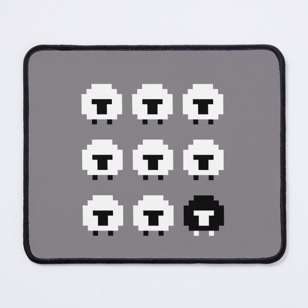 Item preview, White Sheep Pattern with a Black Sheep designed and sold by CYTECK.