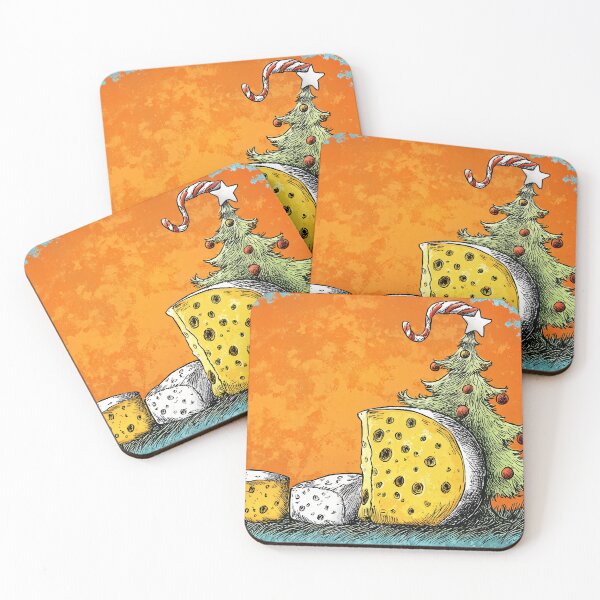 Item preview, Cheese Lover's Holiday Wonderland- A Festive Tree Adorned with Flavor and Whimsy designed and sold by OlfactoART Studio.