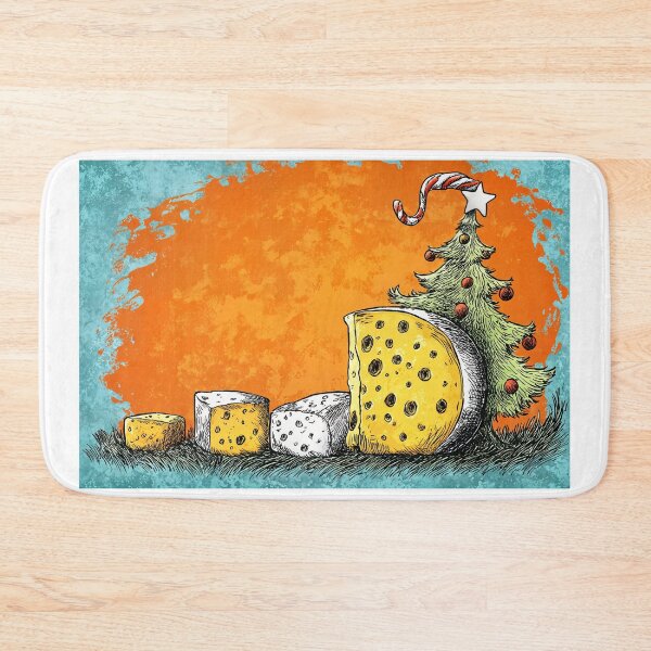 Item preview, Cheese Lover's Holiday Wonderland- A Festive Tree Adorned with Flavor and Whimsy designed and sold by OlfactoART Studio.