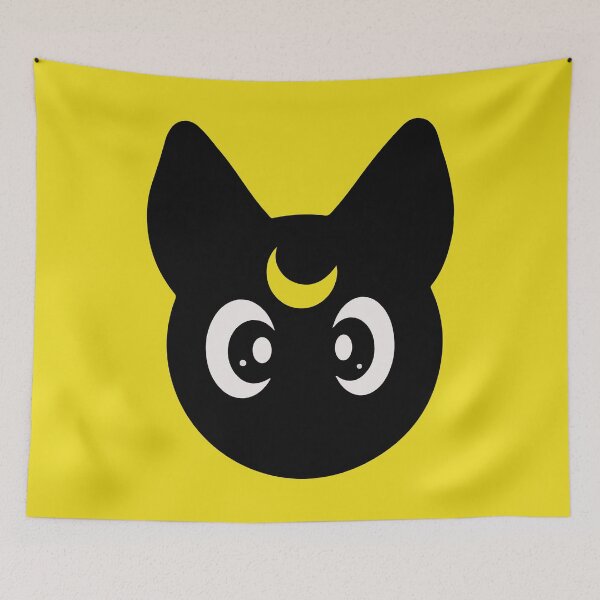 Item preview, Luna Cat Minimalist - Sailor Moon Guardian Feline designed and sold by MrGlayga.