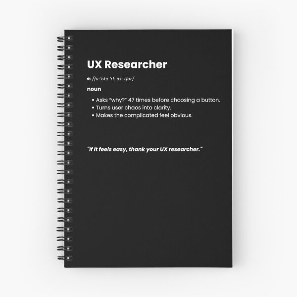 Item preview, UX Researcher Definition | Funny User Experience Gift for Designers & Researchers designed and sold by Yuli Club.