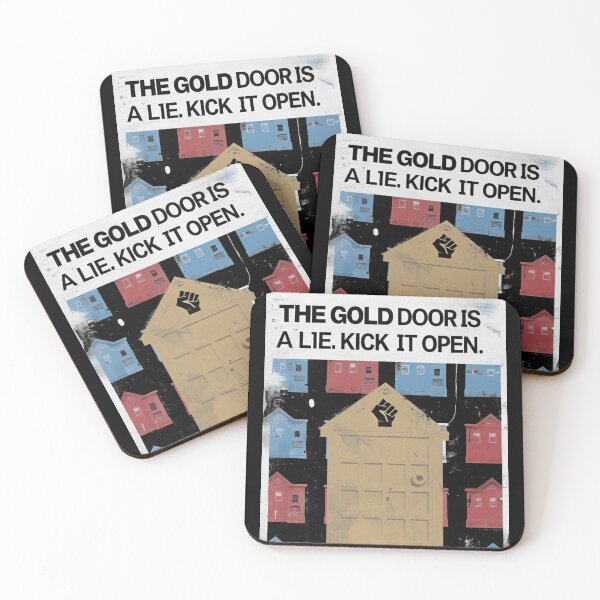 Item preview, Kick It Open: Housing, Right vs. The Golden Lie designed and sold by Raw-Ink.