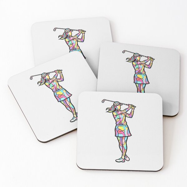 Item preview, Woman Golfer Abstract Pop Art designed and sold by KiwiRider.