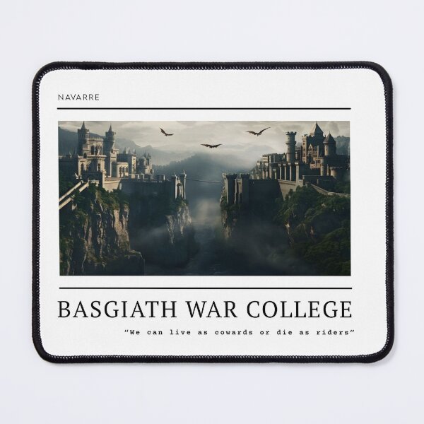 Item preview, Basgiath War College Landscape Art | Fourth Wing Fanart designed and sold by theliteraryedit.