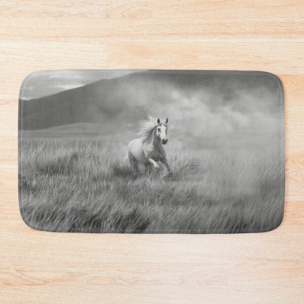 Item preview, A spirited Palomino horse galloping through a field of tall grass Horses in Motion designed and sold by CDC40.