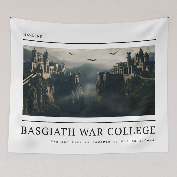 Item preview, Basgiath War College Landscape Art | Fourth Wing Fanart  designed and sold by theliteraryedit.