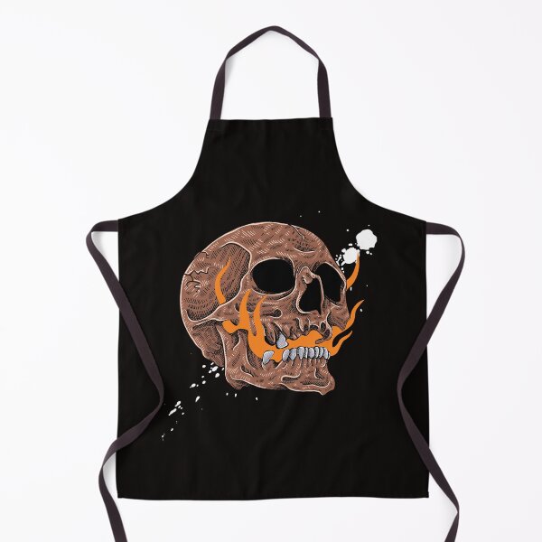 Item preview,  Fiery Skull Halloween Shirt designed and sold by BRIXAMY.
