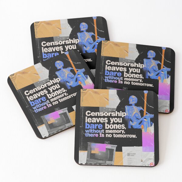 Item preview, Bare Bones: Censorship and the Throne of Forgotten Memory designed and sold by Raw-Ink.
