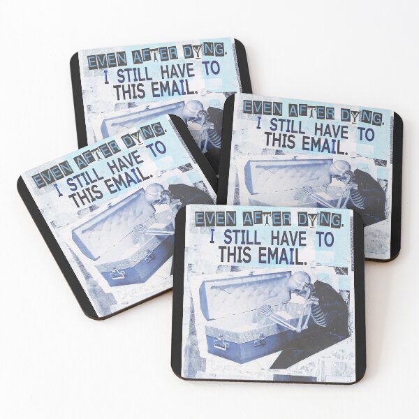 Item preview, Post-Mortem Frustration: The Eternal Email Reply designed and sold by Raw-Ink.