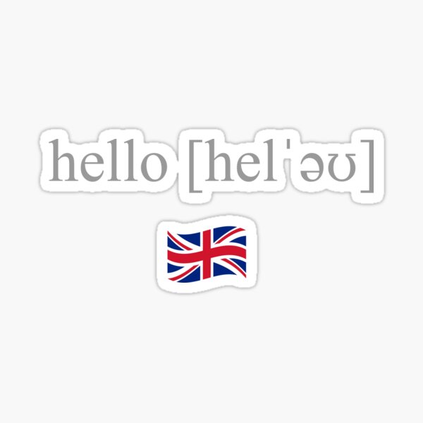 Item preview, Hello (English) designed and sold by fritzlang.