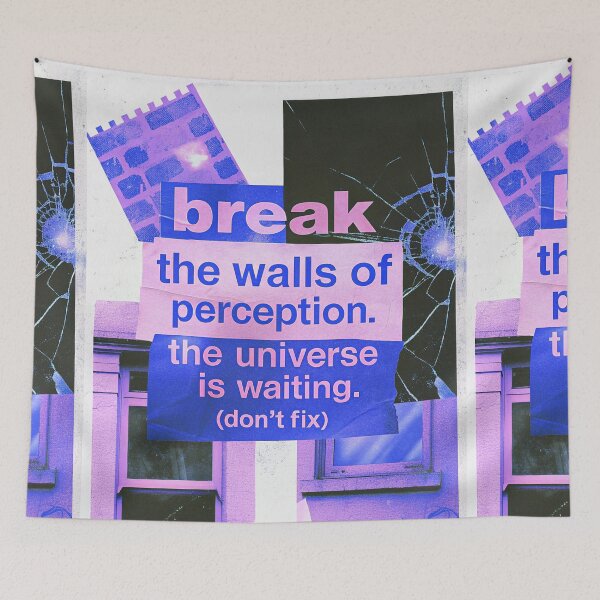 Item preview, Break the Walls: The Universe is Waiting designed and sold by Raw-Ink.