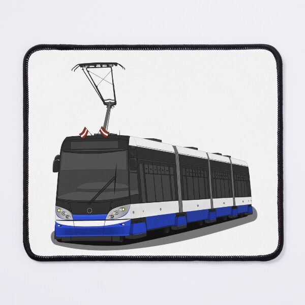 Item preview, 15T1 tram with Latvian flags (Rīga, Latvia) designed and sold by Rīgas Tramvaji.
