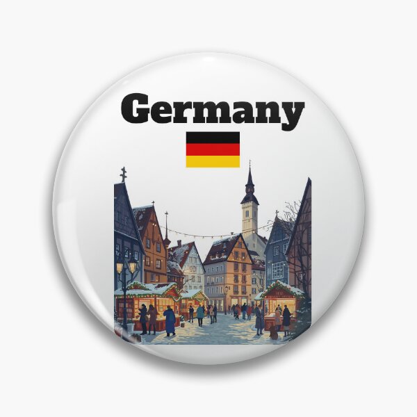 Item preview, German Christmas market Germany trip souvenir German flag designed and sold by Artstastic.