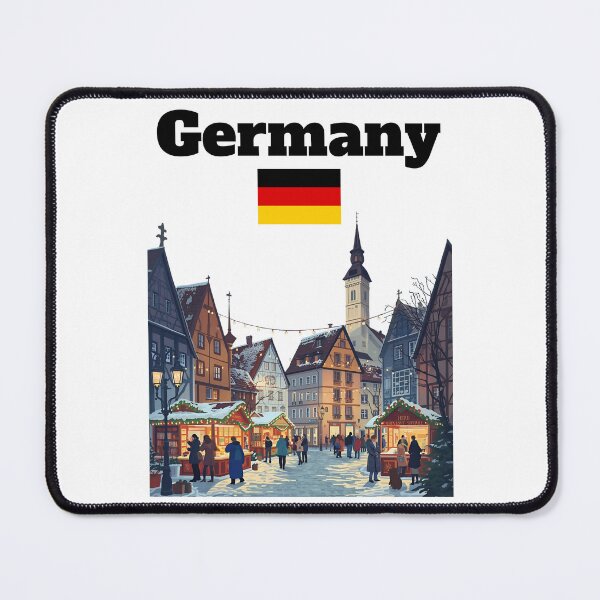 Item preview, German Christmas market Germany trip souvenir German flag designed and sold by Artstastic.