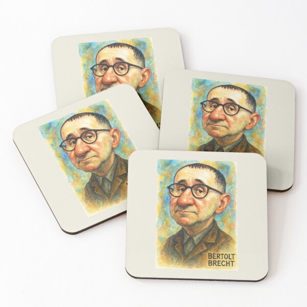 Item preview, Bertolt Brecht Caricature designed and sold by Sarcastic designs.