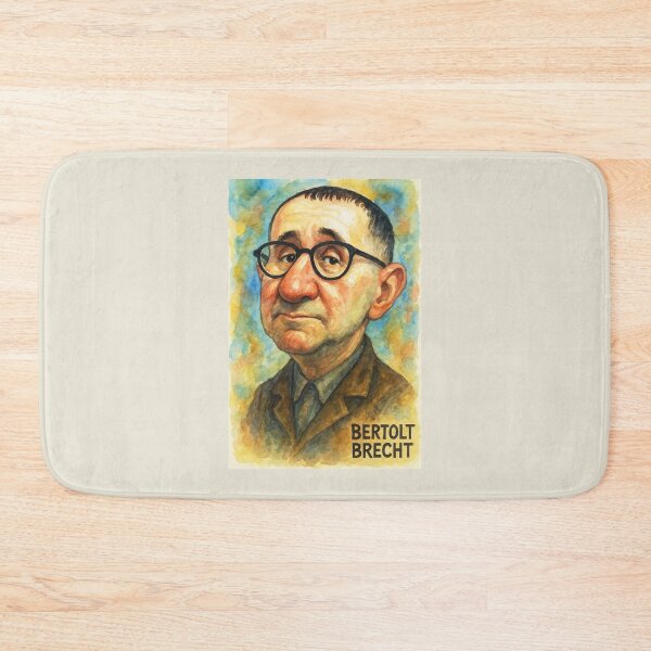 Item preview, Bertolt Brecht Caricature designed and sold by Sarcastic designs.