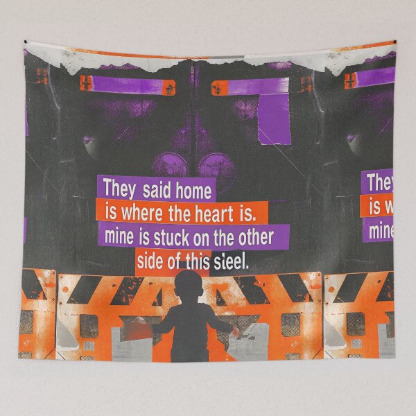 Item preview, Stuck on the Other Side: The Border Gate designed and sold by Raw-Ink.