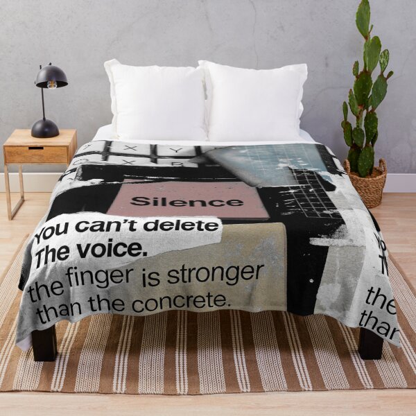 Item preview, Stronger Than Concrete: You Can't Delete the Voice designed and sold by Raw-Ink.