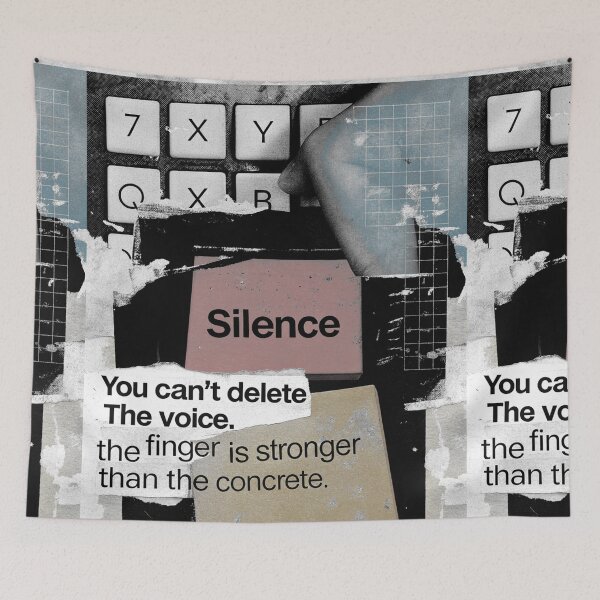 Item preview, Stronger Than Concrete: You Can't Delete the Voice designed and sold by Raw-Ink.