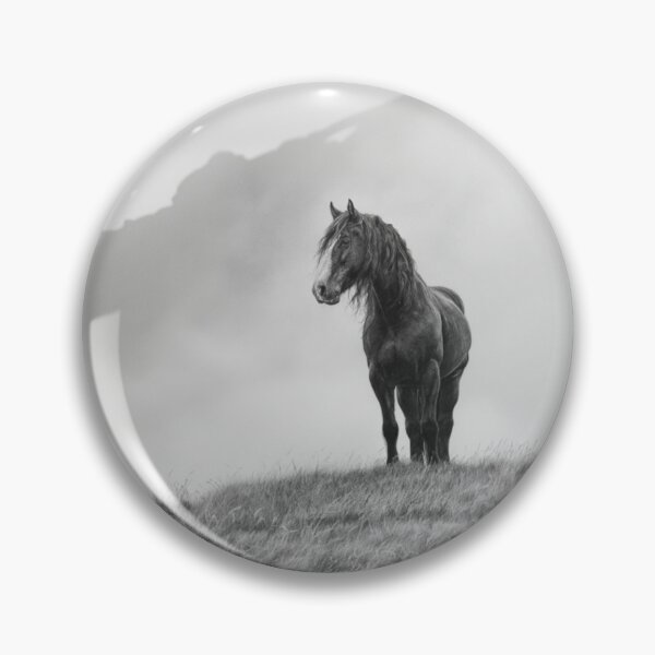 Item preview, A Percheron draft horse standing majestically on a hill Horses in Motion designed and sold by CDC40.