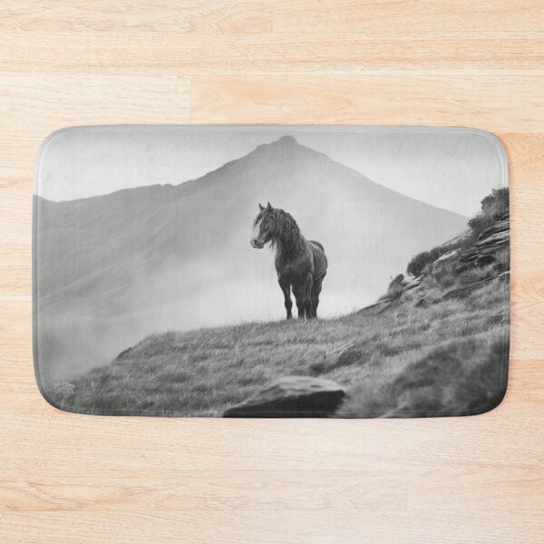Item preview, A Percheron draft horse standing majestically on a hill Horses in Motion designed and sold by CDC40.