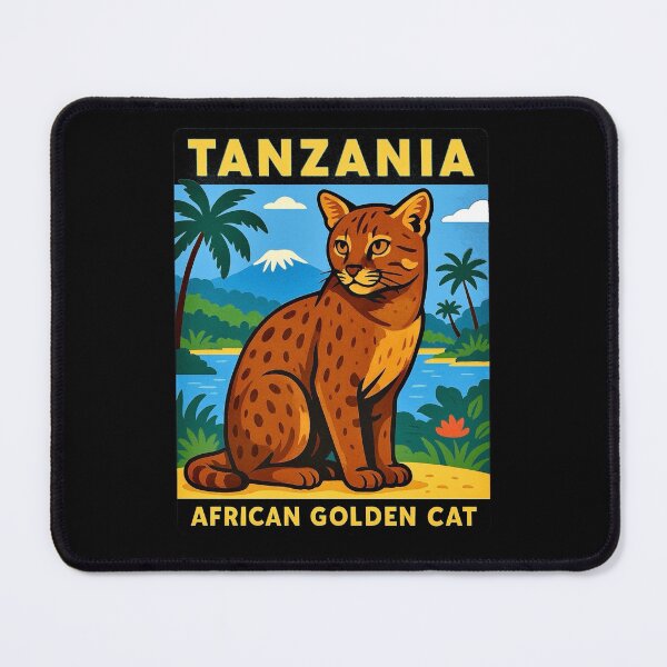 Item preview, Tanzania - African Golden Cat designed and sold by Myra365Art.
