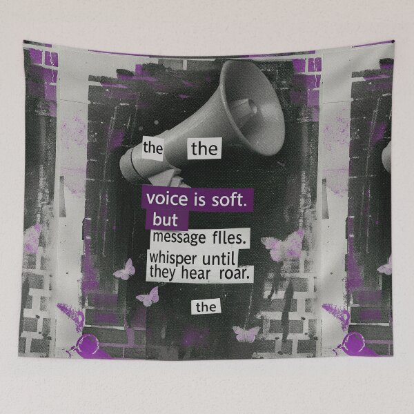 Item preview, Whisper Until the Roar: The Butterfly Message designed and sold by Raw-Ink.