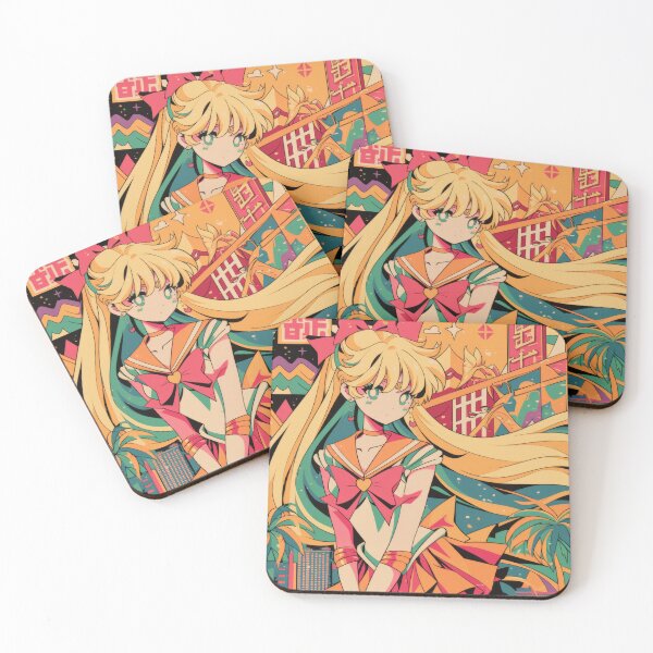 Item preview, Sailor Venus Vaporwave City Nights  designed and sold by AnimeArsenalPrints.