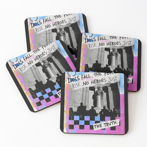 Item preview, No Heroes: Idols Fall, The People Rise designed and sold by Raw-Ink.