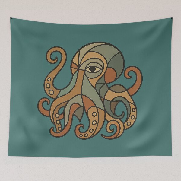 Item preview, Abstract Octopus Flow designed and sold by SilentPowerArt.