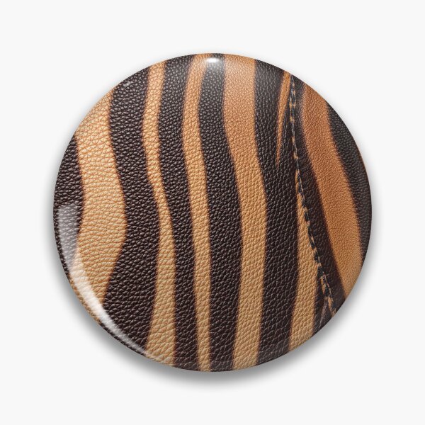 Item preview, Brown Zebra Leather Stripe Texture Pattern designed and sold by SassyArtistry.