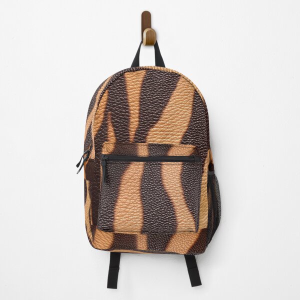 Item preview, Brown Zebra Leather Stripe Texture Pattern designed and sold by SassyArtistry.