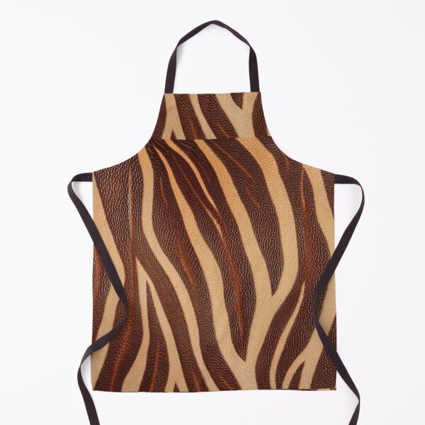 Item preview, Brown Zebra Leather Stripe Animal Pattern designed and sold by SassyArtistry.