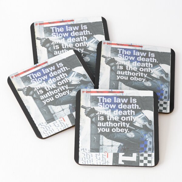 Item preview, Slow Death: The Law and the Freedom Wall designed and sold by Raw-Ink.