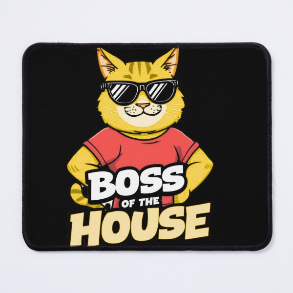 Item preview, Boss of the House T-Shirt | Funny Kitty Tee, Cat Owner Shirt, Pet Lover Gift designed and sold by SheryfaEl.