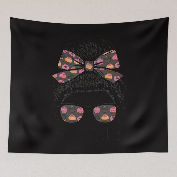 Item preview, Baker Life Messy Bun Hair baking Pastry baker Chef designed and sold by BotboutiquePre.