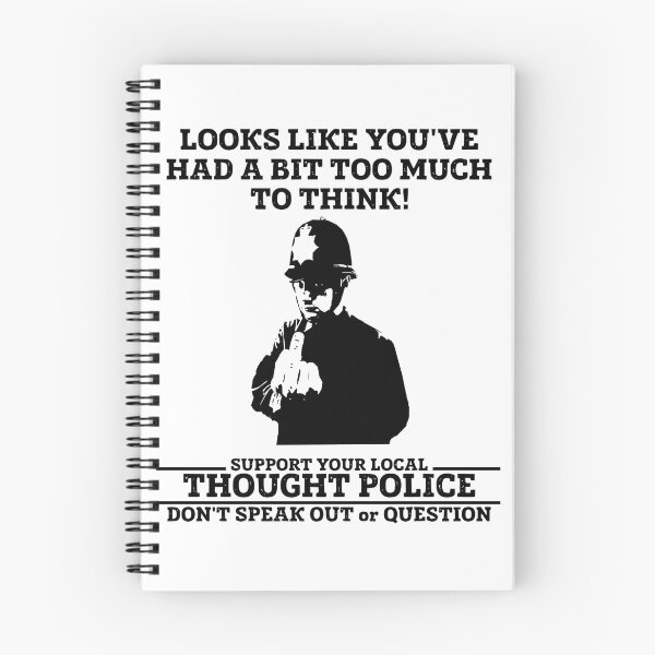 Item preview, Thought Police Parody – Anti-Censorship Satire Poster designed and sold by jakethenerd.