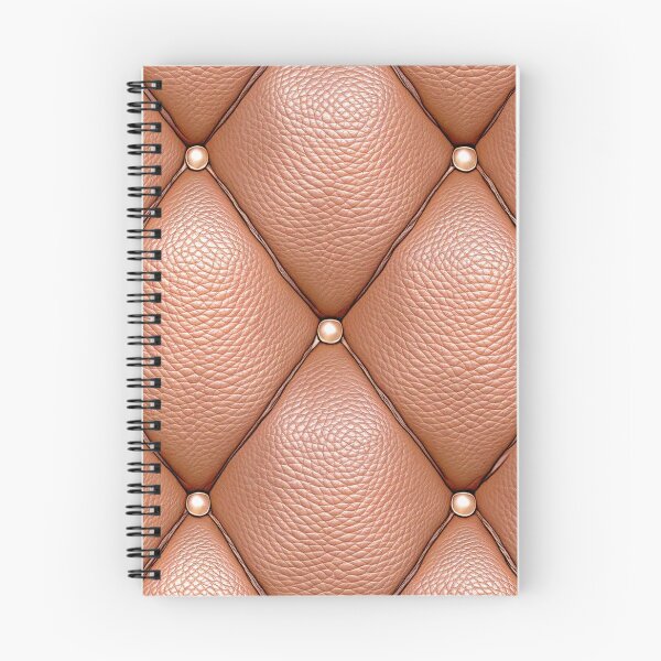 Item preview, Rose Gold Quilted Leather Diamond Texture designed and sold by SassyArtistry.