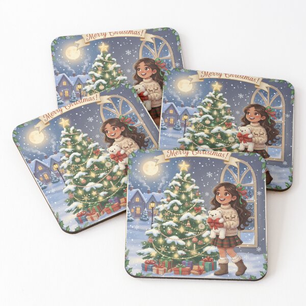 Item preview, Cozy Christmas Eve with Ankhi designed and sold by Dream Bloom Gallery.