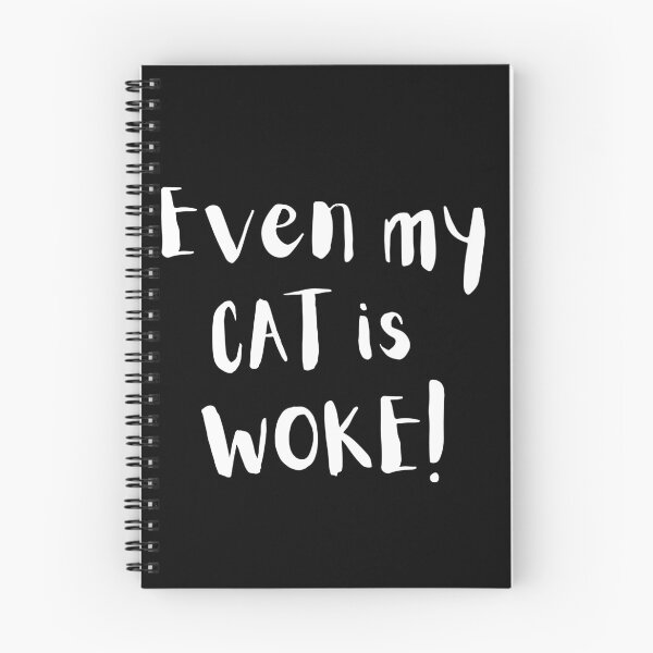 Item preview, Even My Cat Is WOKE! – Funny Progressive Cat Lover Design designed and sold by Fredster1966.