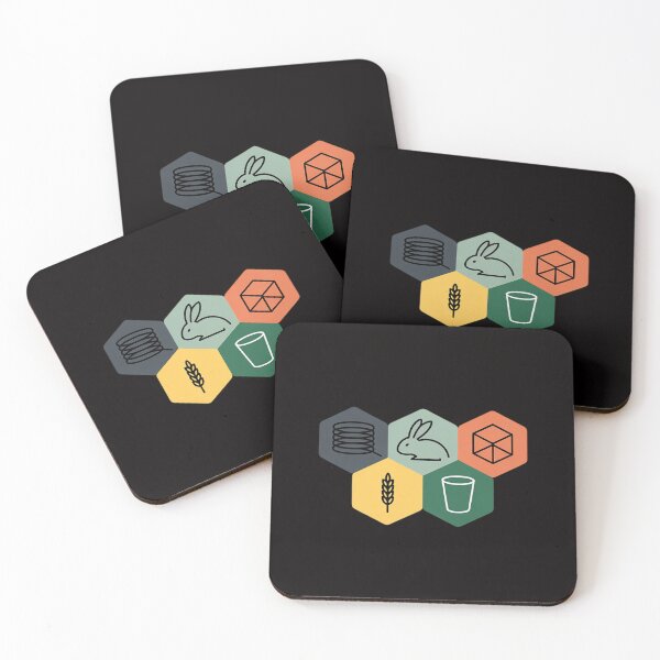 Item preview, Brick, Wood, Rock, Wheat, & Sheep   Board Game Geek designed and sold by BotboutiquePre.