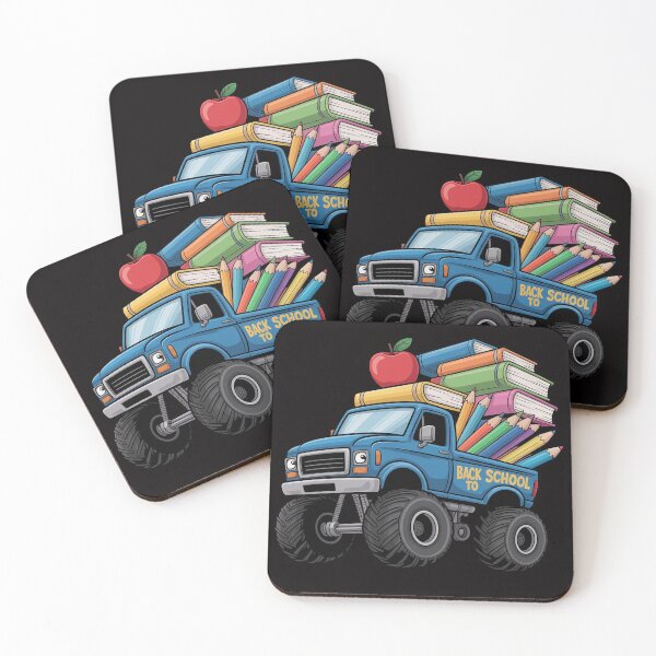 Item preview, Boys 1st Day of School Monster Truck Back to School Supplies designed and sold by BotboutiquePre.