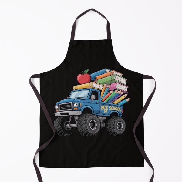 Item preview, Boys 1st Day of School Monster Truck Back to School Supplies designed and sold by BotboutiquePre.