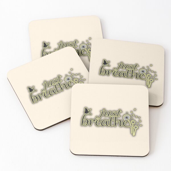 Item preview, Just Breathe – Dandelion & Butterfly – Mindfulness Quote Floral Tee designed and sold by PriyaMagic.