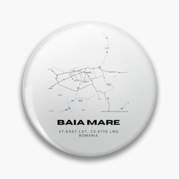 Item preview, Baia Mare Romania Minimalist Map Design designed and sold by RM-Journey.