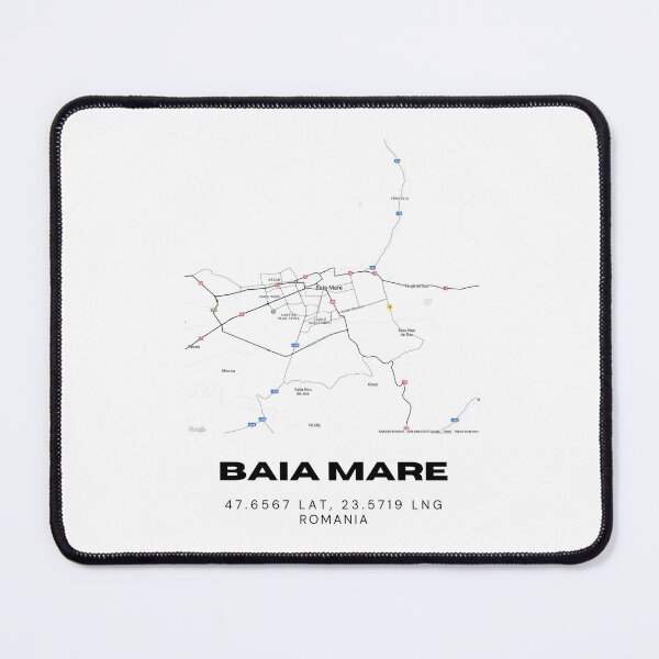 Item preview, Baia Mare Romania Minimalist Map Design designed and sold by RM-Journey.