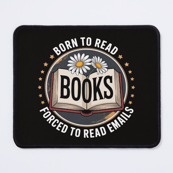 Item preview, Born To Read Books Forced To Read Emails Book Lovers designed and sold by BotboutiquePre.